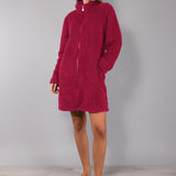 Vestaglia Corta con Zip Teddy - CILIEGIA - OR71