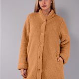 Vestaglia Corta con Bottoni Teddy - SABBIA - OR72