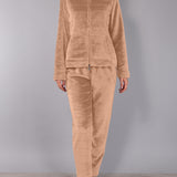 Tuta con Zip Ciniglia Stripes - SABBIA - SS11