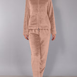 Tuta con Zip Ciniglia Stripes - SABBIA - SS11