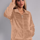 Tuta con Zip Ciniglia Stripes - SABBIA - SS11