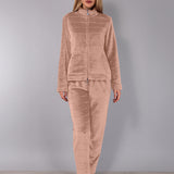 Tuta con Zip Ciniglia Stripes - SABBIA - SS11