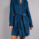 Vestaglia Corta con Cintura Ciniglia Stripes - AVIO - SS11