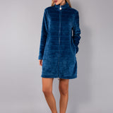 Vestaglia Corta con Zip Ciniglia Stripes - AVIO - SS11