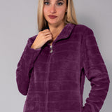 Vestaglia Corta con Zip Ciniglia Stripes - UVA - SS11