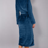 Vestaglia Lunga con Cintura Ciniglia Stripes - AVIO - SS11