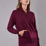 Felpa con Zip e Strass Almeria - MOSTO - AL50