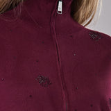 Felpa con Zip e Strass Almeria - MOSTO - AL50