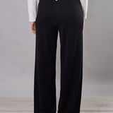 Pantaloni Ampi in Maglia Almeria - NERO - AL60