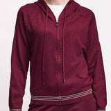 Felpa con Zip e Cappuccio in Maglia Berlino - MOSTO - BE50