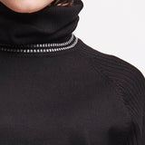 Maglia Girocollo con Collo Removibile Berlino - NERO - BE52
