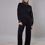Maglia con Collo Alto Berlino - NERO - BE53