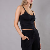 Pantaloni Ampi in Maglia Berlino - NERO - BE60