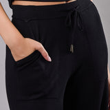 Pantaloni Ampi in Maglia Berlino - NERO - BE60