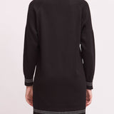 Cardigan con Bottoni in Maglia Berlino - NERO - BE70