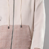 Felpa con Zip Cotone Tweed- BO50