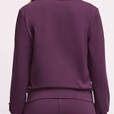 Felpa con Zip Cotone Tweed- BO50