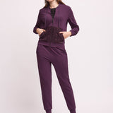 Felpa con Zip Cotone Tweed- BO50