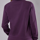 Felpa con Collo Alto Coulisse Cotone Tweed - MOSTO - BO51