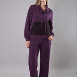 Felpa con Collo Alto Coulisse Cotone Tweed - MOSTO - BO51