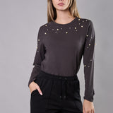 Pantaloni Ampi in Cotone - NERO - BO60