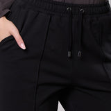 Pantaloni Ampi in Cotone - NERO - BO60