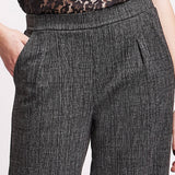 Pantaloni Ampi con Trama a Contrasto - VARIANTE UNICA - CO60