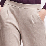 Pantaloni Ampi Spigati a Righe - VARIANTE UNICA - CO61