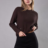 Pantaloni a Sigaretta - NERO - CO62