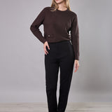 Pantaloni a Sigaretta - NERO - CO62
