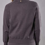 Felpa con Zip in Maglia Dresda - ROCCIA - DR50