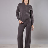 Felpa con Zip in Maglia Dresda - ROCCIA - DR50