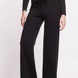 Pantaloni Ampi in Maglia Dresda - NERO - DR60