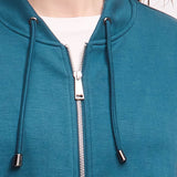 Felpa con Zip Jerez - PETROLIO - JE50