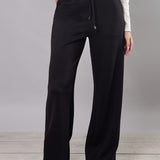 Pantaloni Ampi in Felpa Jerez - NERO - JE60