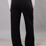 Pantaloni Ampi in Felpa Jerez - NERO - JE60