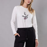 Pantaloni Ampi in Felpa Jerez - NERO - JE60