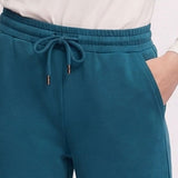 Pantaloni Ampi in Felpa Jerez - PETROLIO - JE60