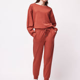 Pantaloni Jogger in Felpa Jerez - ARGILLA - JE61