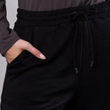 Pantaloni Dritti in Felpa Jerez - NERO - JE62