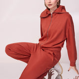 Pantaloni Dritti in Felpa Jerez - ARGILLA - JE62