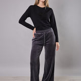 Pantaloni Ampi in Ciniglia - ANTRACITE - MA60