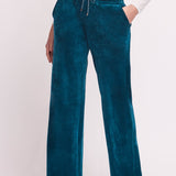 Pantaloni Ampi in Ciniglia - PETROLIO - MA60