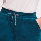 Pantaloni Ampi in Ciniglia - PETROLIO - MA60