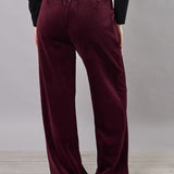 Pantaloni Ampi in Ciniglia - BORGOGNA - MA60