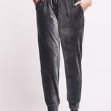 Pantaloni Jogger in Ciniglia - ANTRACITE - MA61