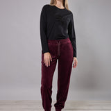 Pantaloni Jogger in Ciniglia - BORGOGNA - MA61