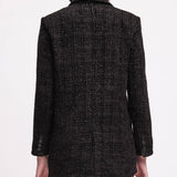 Blazer Monopetto in Tessuto Tweed - NERO - ML30