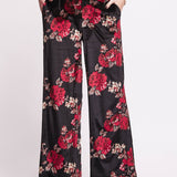 Pantaloni a Palazzo in Ciniglia Floreale - VARIANTE UNICA - SI60