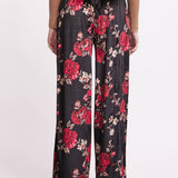 Pantaloni a Palazzo in Ciniglia Floreale - VARIANTE UNICA - SI60